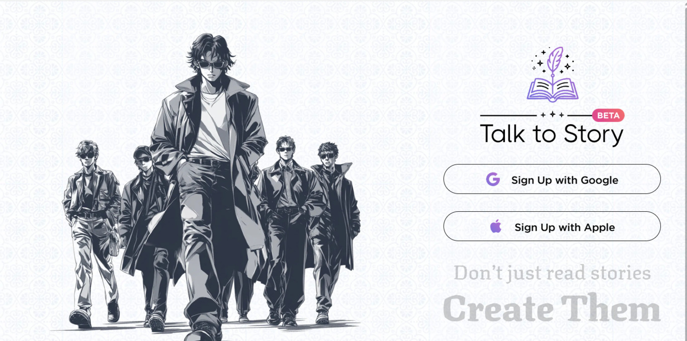 TalkToStory offers not only AI roleplay adventures but aso a community of likeminded people.