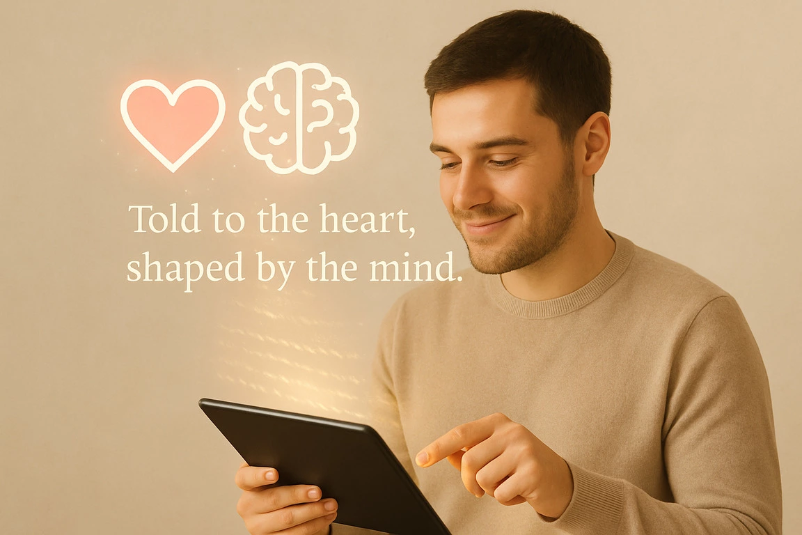 The man is trying out AI romantasy.