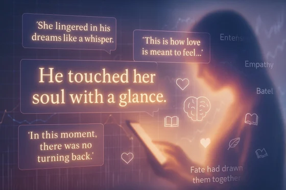 People are drawn to romantasy AI stories because they project their own emotions onto the characters.